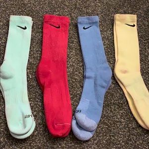 Dyed Nike socks